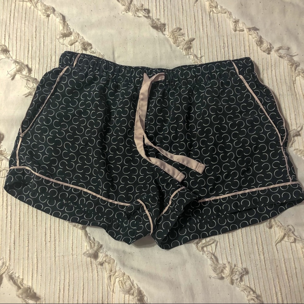 polka dot pajama shorts